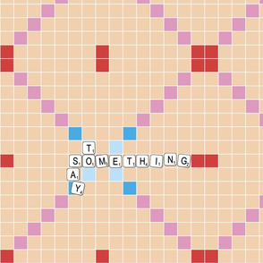 scrabble game something to say