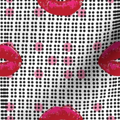 love and kisses braille pop art