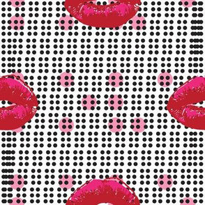 love and kisses braille pop art
