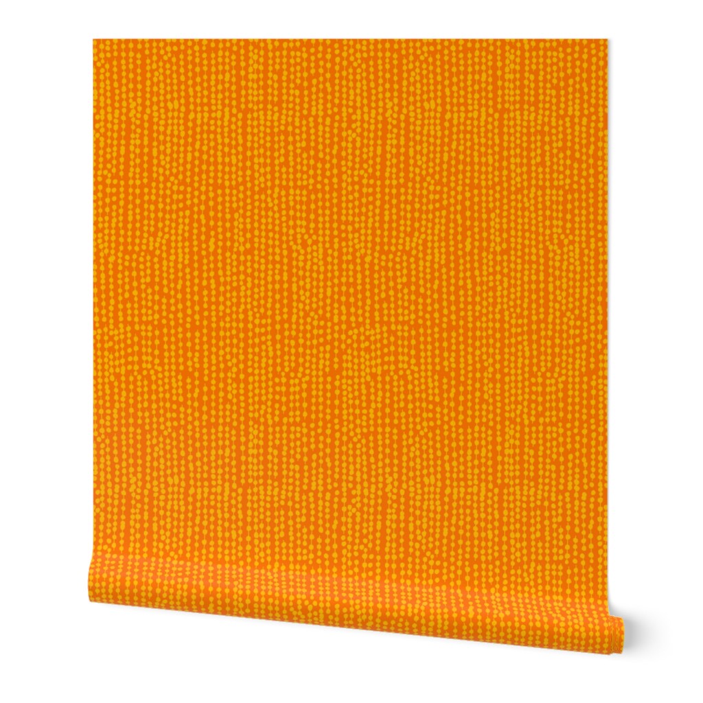 The Painted Pantry - Beaded curtain  Orange