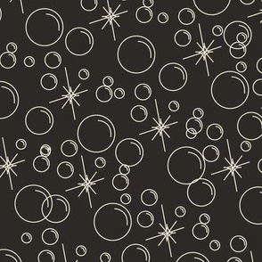 Bubbles- Black Background