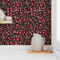 The Painted Pantry - Vintage Roses Wallpaper