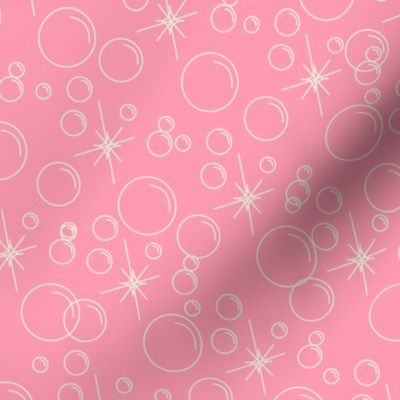 Bubbles- Pink Background