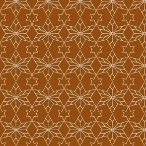 Rustic Star, Rust Brown