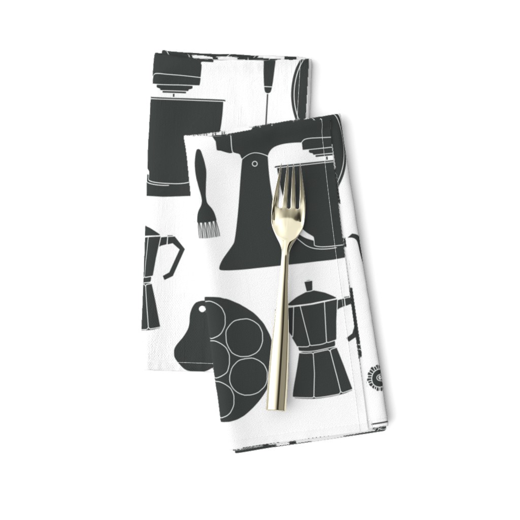 kitchen gadgets (black & white)