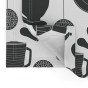 kitchen gadgets (black & white)