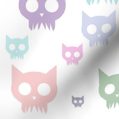 Cat Skulls - Pastel Variant