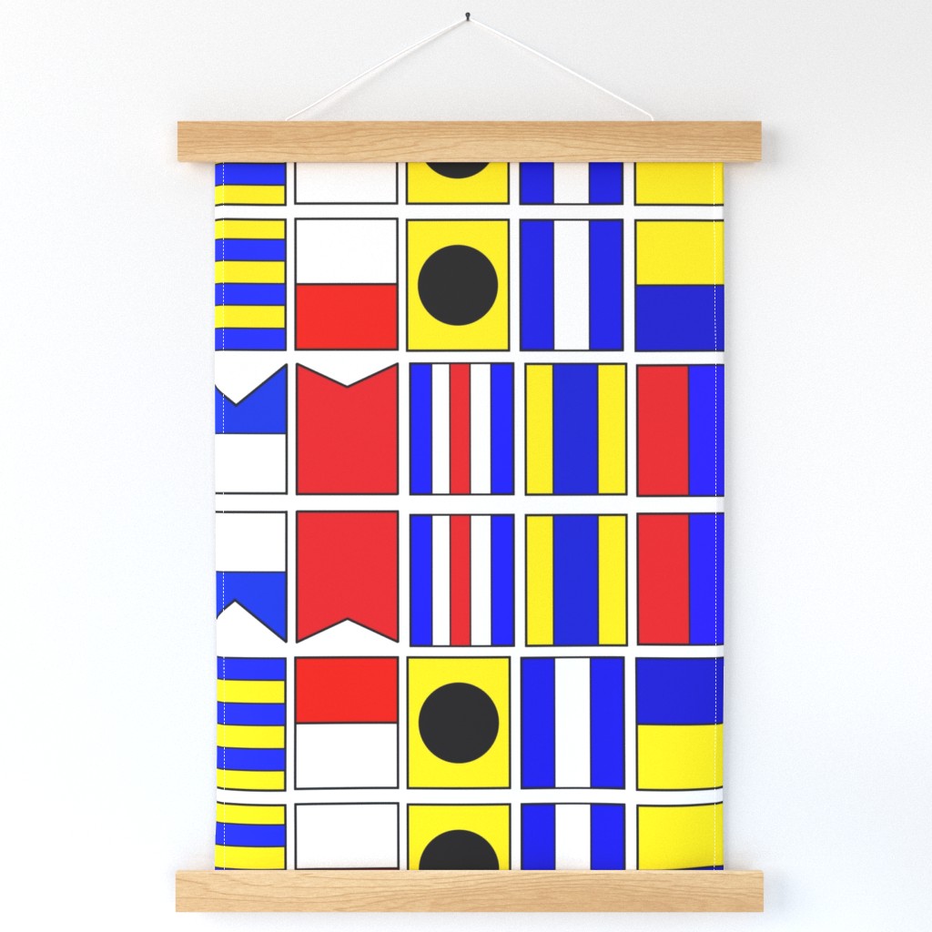 Nautical Flags letters A-L (1/3)