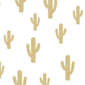 Cactus Gold - White background