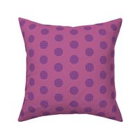 Sorbet Purple Patterned Dots