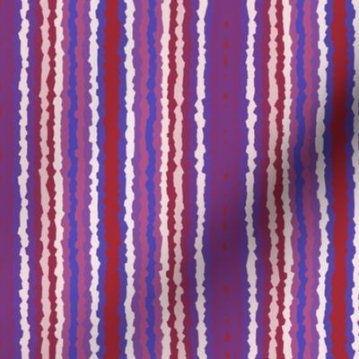 Jagged Berry Stripe