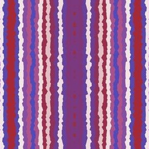 Jagged Berry Stripe