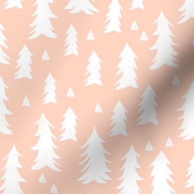 trees // blush kids nursery baby tree forest woodland baby girl nursery