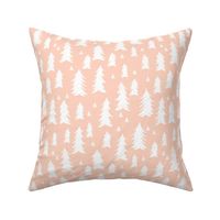 trees // blush kids nursery baby tree forest woodland baby girl nursery