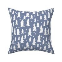 tree // trees stonewash blue kids nursery forest