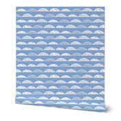 scallop // serenity blue periwinkle pantone 2016 kids nursery boy blue 