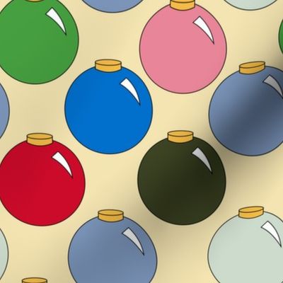 Christmas Colors Ornaments