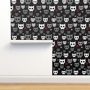 Cat Skulls - Dark Variant