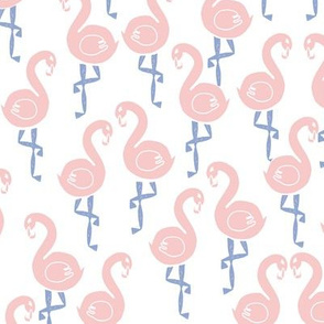 flamingo // rosequartz serenity blue 2016 pantone pink and blue nursery baby girls