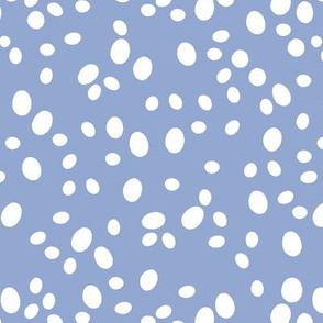 Dots // serenity pantone blue cute baby boy nursery