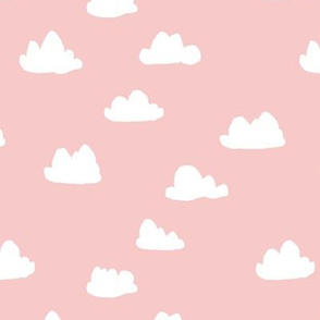 Clouds // pantone pink pastel nursery cloud