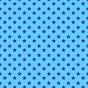 Blue Stars at Night Inverted by Cheerful Madness!!