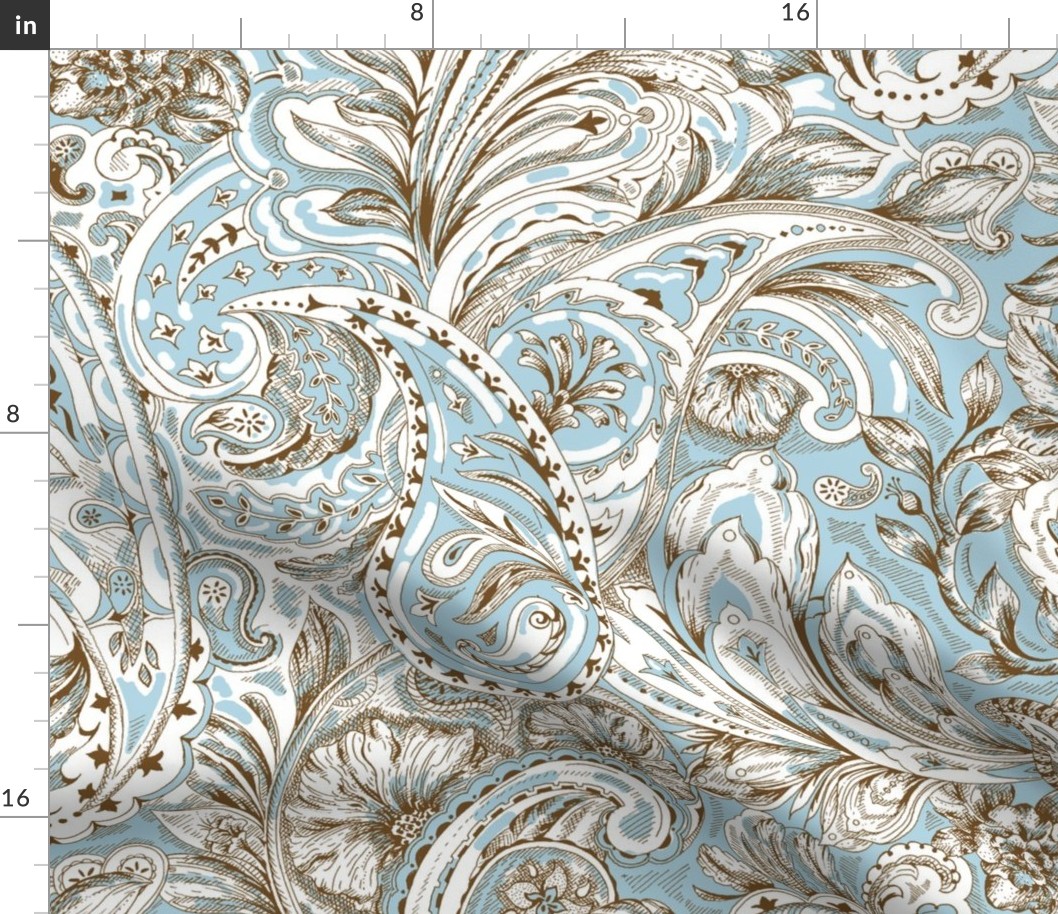 Paisley - Blue