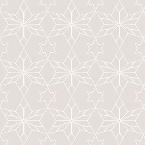 Rustic Star on Vanilla Taupe