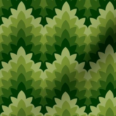05034247 : leafy zigzag : spoonflower0090