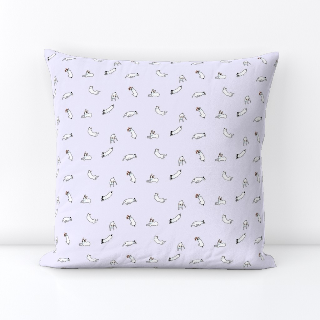 Puppy Play Pattern in Purple