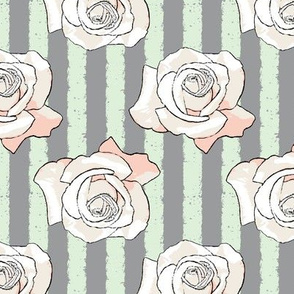 ROSES on STRIPES