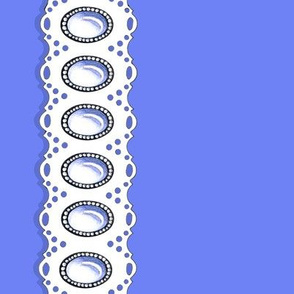 Gem Eyelet Blue