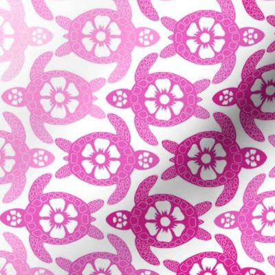 Turtles - Pink Chevron