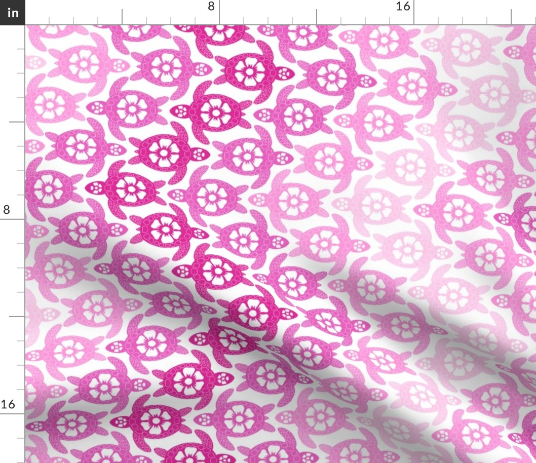 Turtles - Pink Chevron