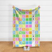 Cut and Sew Baby Alphabet Block Set
