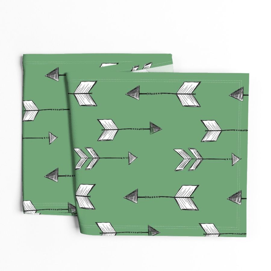 Arrows with Green Background