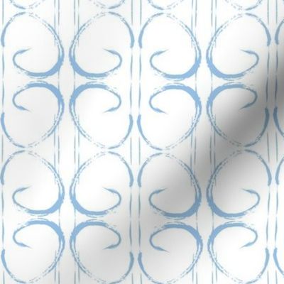 Carolina Blue Paint Stroke Geometric Mod Print-ch-ch-ch-ch