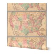 1871 USA Railroad Map (28"W")