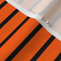 Stripes - Horizontal - Orange (#FF5F00) and Black (#000000) 