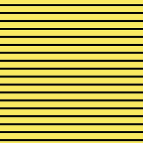 Stripes - Horizontal - Light Yellow (#F9EA62) and Black (#000000) 