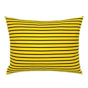 Stripes - Horizontal - Yellow (#FFD900) and Black (#000000)