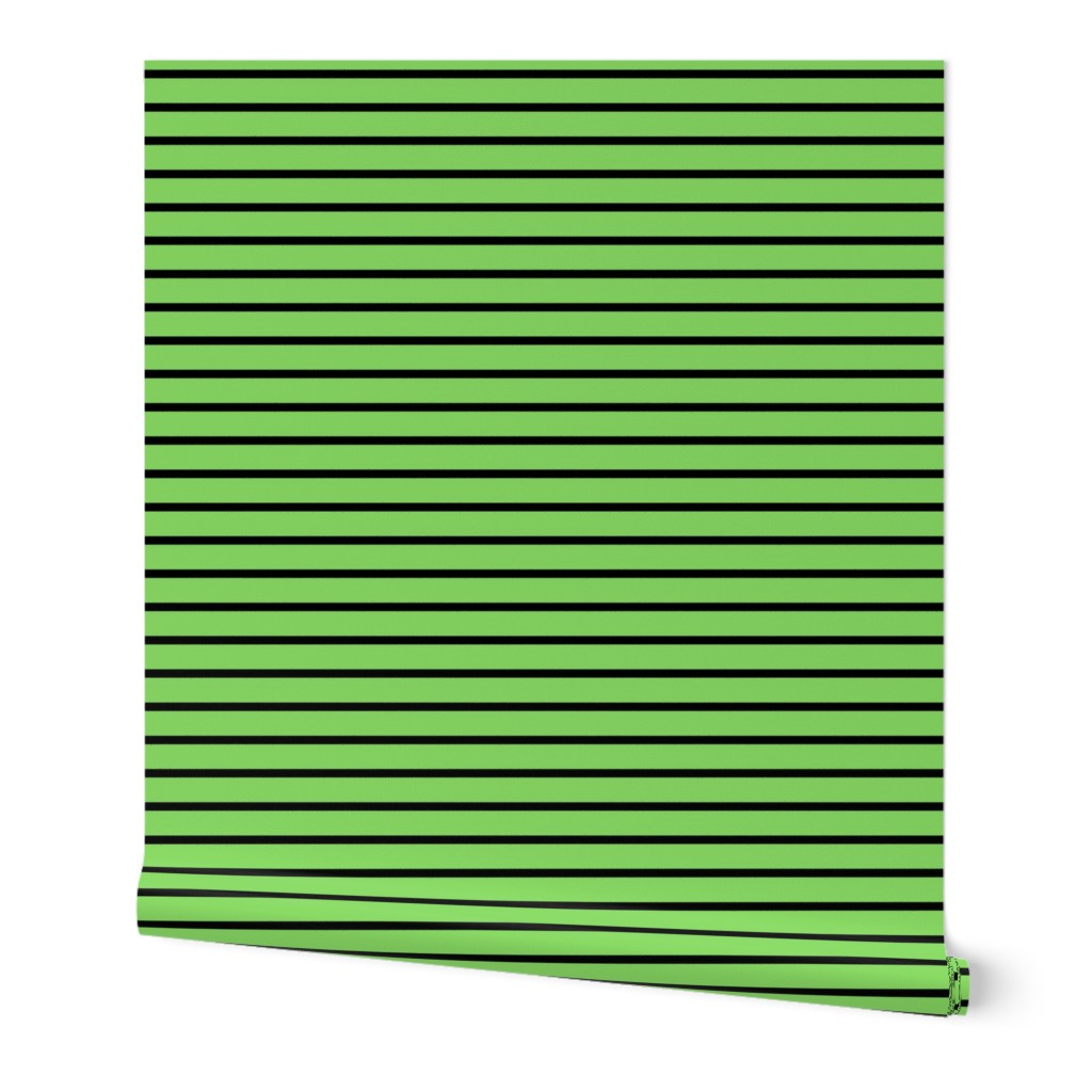 Stripes - Horizontal - Light Green (#89DA65) and Black (#000000) 