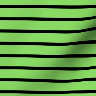 Stripes - Horizontal - Light Green (#89DA65) and Black (#000000) 