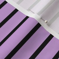 Stripes - Horizontal - Light Purple (#CB9FD9) and Black (#000000) 