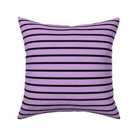 Stripes - Horizontal - Light Purple (#CB9FD9) and Black (#000000) 