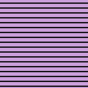 Stripes - Horizontal - Light Purple (#CB9FD9) and Black (#000000) 