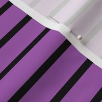 Stripes - Horizontal - Mid Purple (#A25BB1) and Black (#000000) 