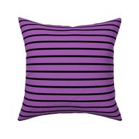Stripes - Horizontal - Mid Purple (#A25BB1) and Black (#000000) 