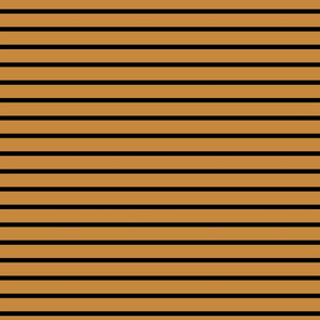 Stripes - Horizontal - Light Brown (#C6883D) and Black (#000000) 