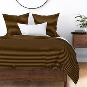 Stripes - Horizontal - Dark Brown (#6E4A1C) and Black (#000000) 